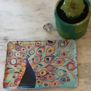 Peacock Trinket Dish